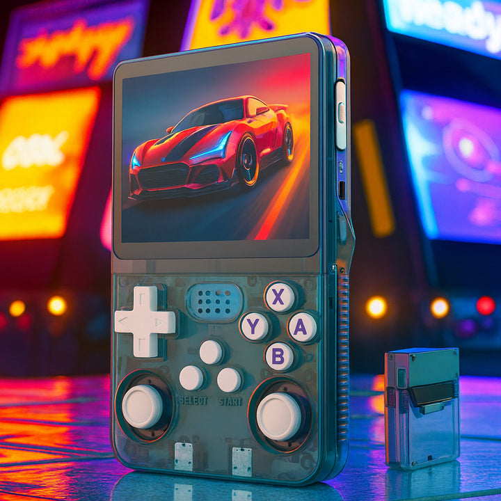 R36S Retro Handheld Video Game Console – 3.5" IPS Linux, 64GB / 128GB Classic Games