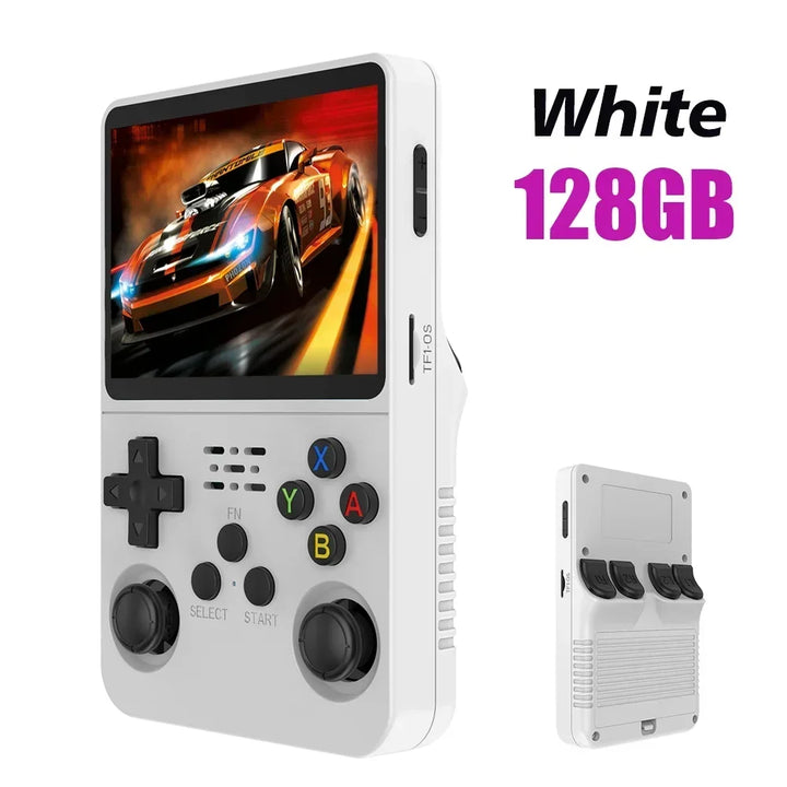 R36S Retro Handheld Video Game Console – 3.5" IPS Linux, 64GB / 128GB Classic Games