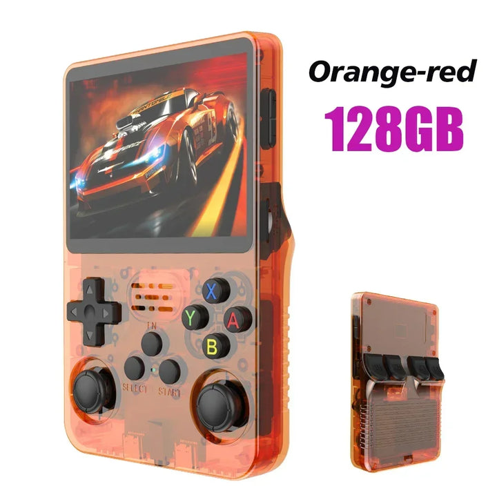 R36S Retro Handheld Video Game Console – 3.5" IPS Linux, 64GB / 128GB Classic Games