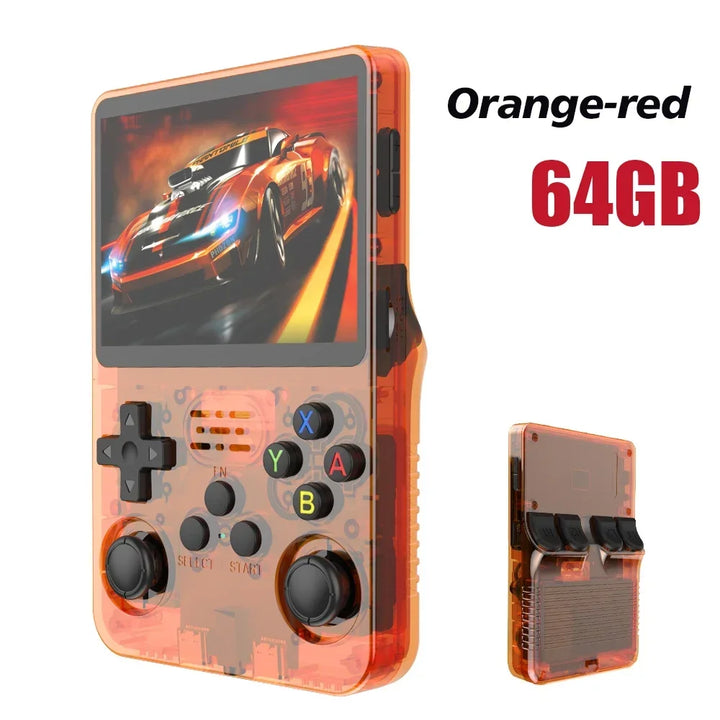 R36S Retro Handheld Video Game Console – 3.5" IPS Linux, 64GB / 128GB Classic Games