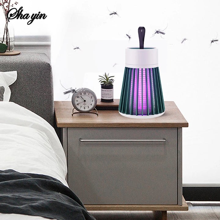 USB Rechargeable Mosquito & Fly Killer Trap – Safe, Odourless, Chemical-Free Protection for Home & Camping