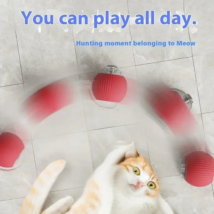 Interactive Electric Cat Toy Ball with Automatic Movement – Fun, Stimulation & Boredom Relief