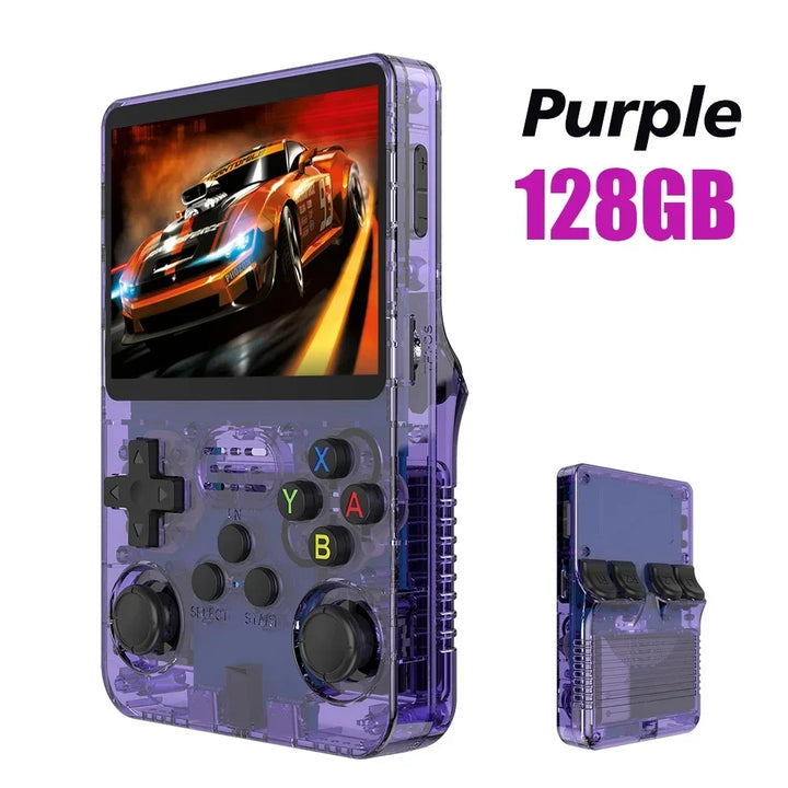 R36S Retro Handheld Video Game Console – 3.5" IPS Linux, 64GB / 128GB Classic Games
