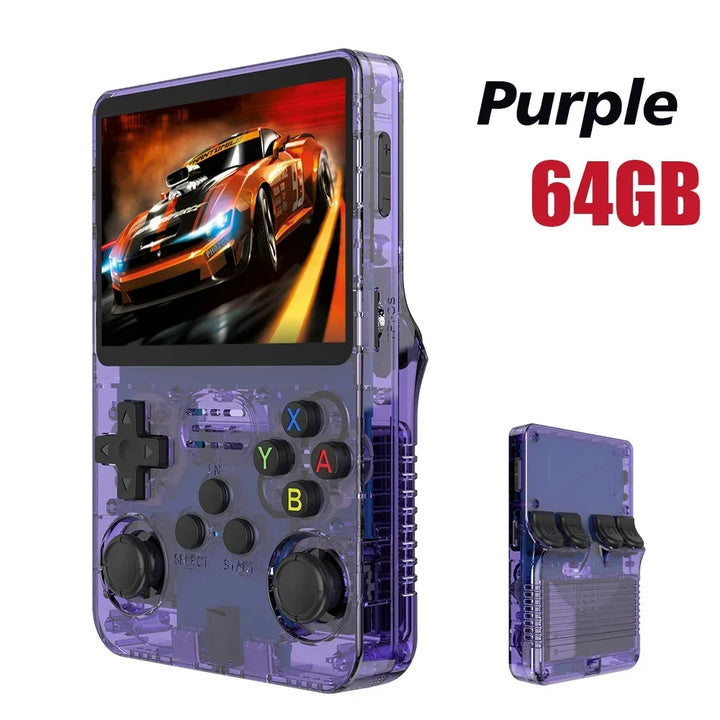 R36S Retro Handheld Video Game Console – 3.5" IPS Linux, 64GB / 128GB Classic Games