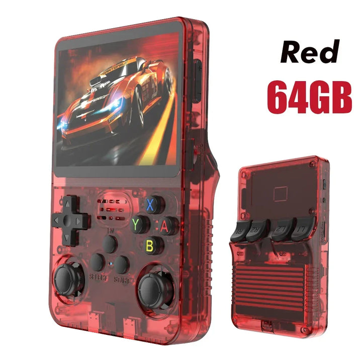 R36S Retro Handheld Video Game Console – 3.5" IPS Linux, 64GB / 128GB Classic Games