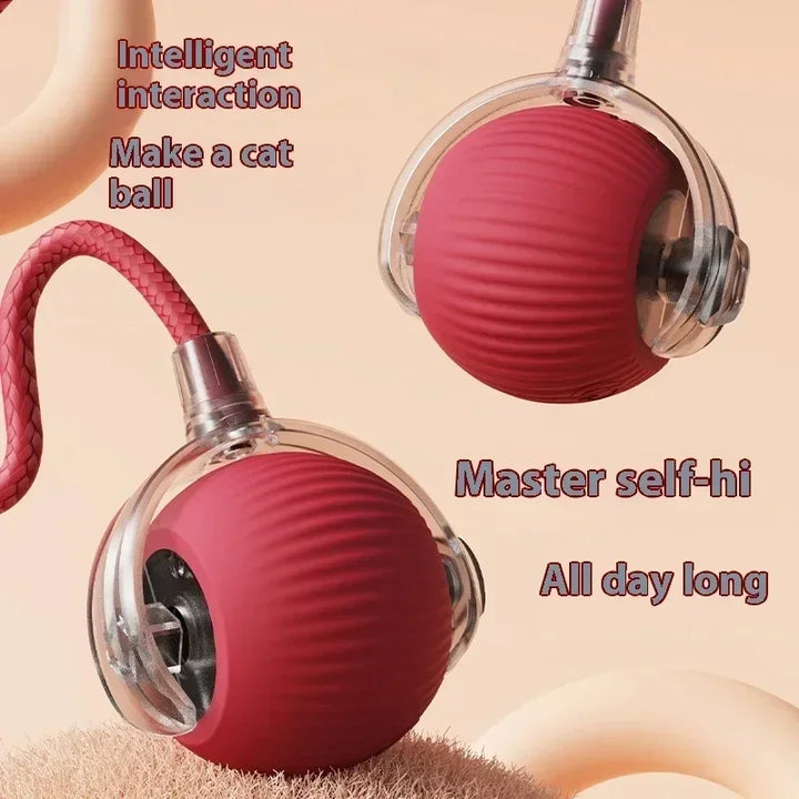 Interactive Electric Cat Toy Ball with Automatic Movement – Fun, Stimulation & Boredom Relief