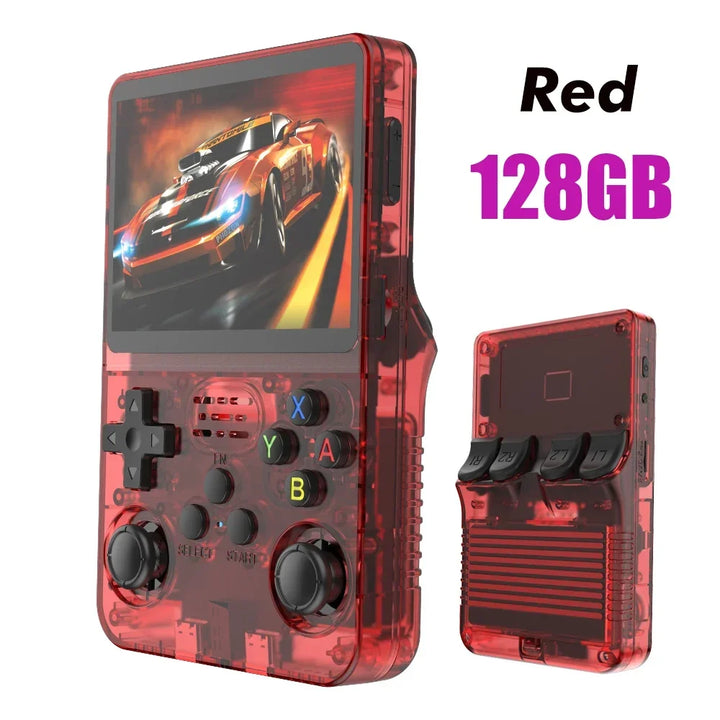 R36S Retro Handheld Video Game Console – 3.5" IPS Linux, 64GB / 128GB Classic Games